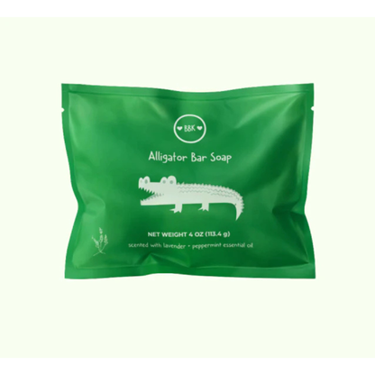 Alligator bar soap