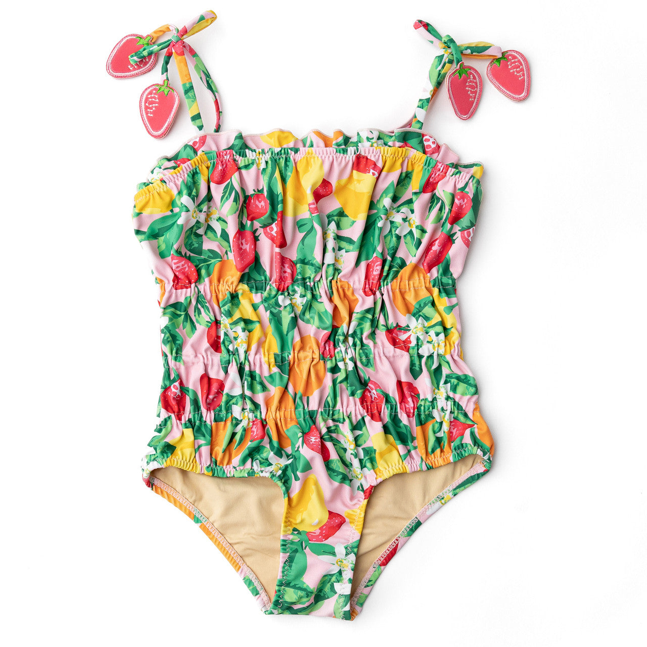 Smocked one piece - fruit punch