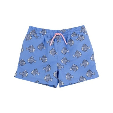 Tortola swim trunks - little fishes