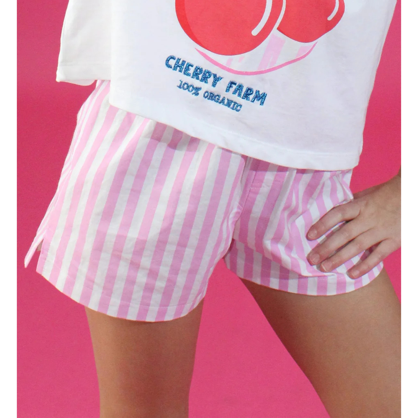 Striped boxer shorts - bon bon