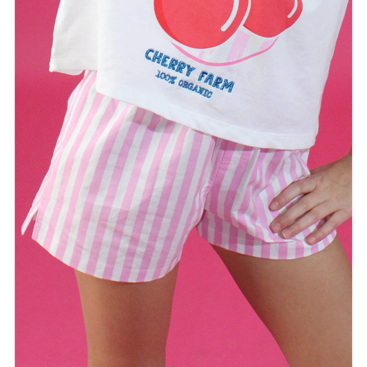 Striped boxer shorts - bon bon