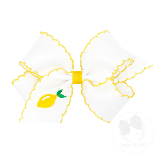 Lemon moonstitch med. bow