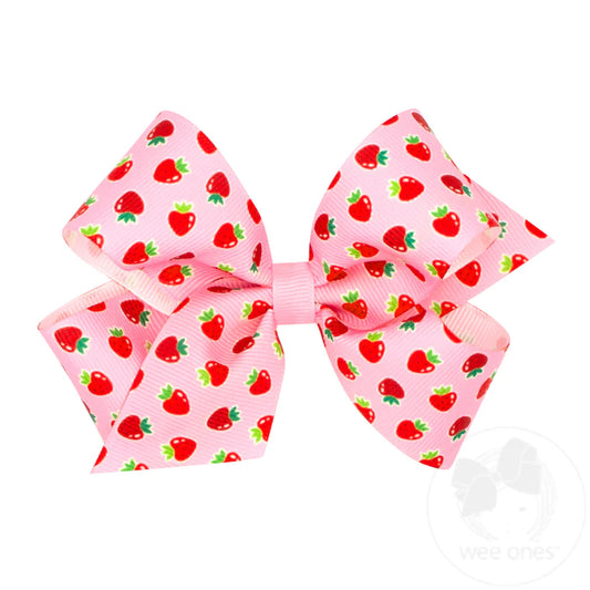 Strawberry med. bow
