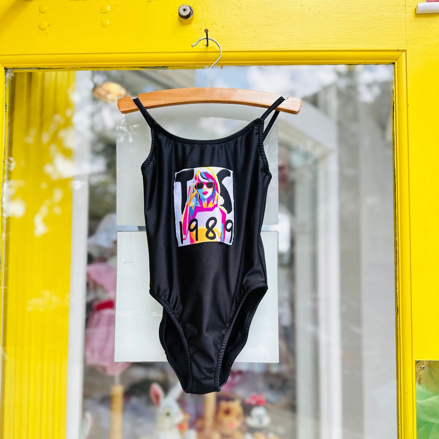 1989 tank swimsuit - black