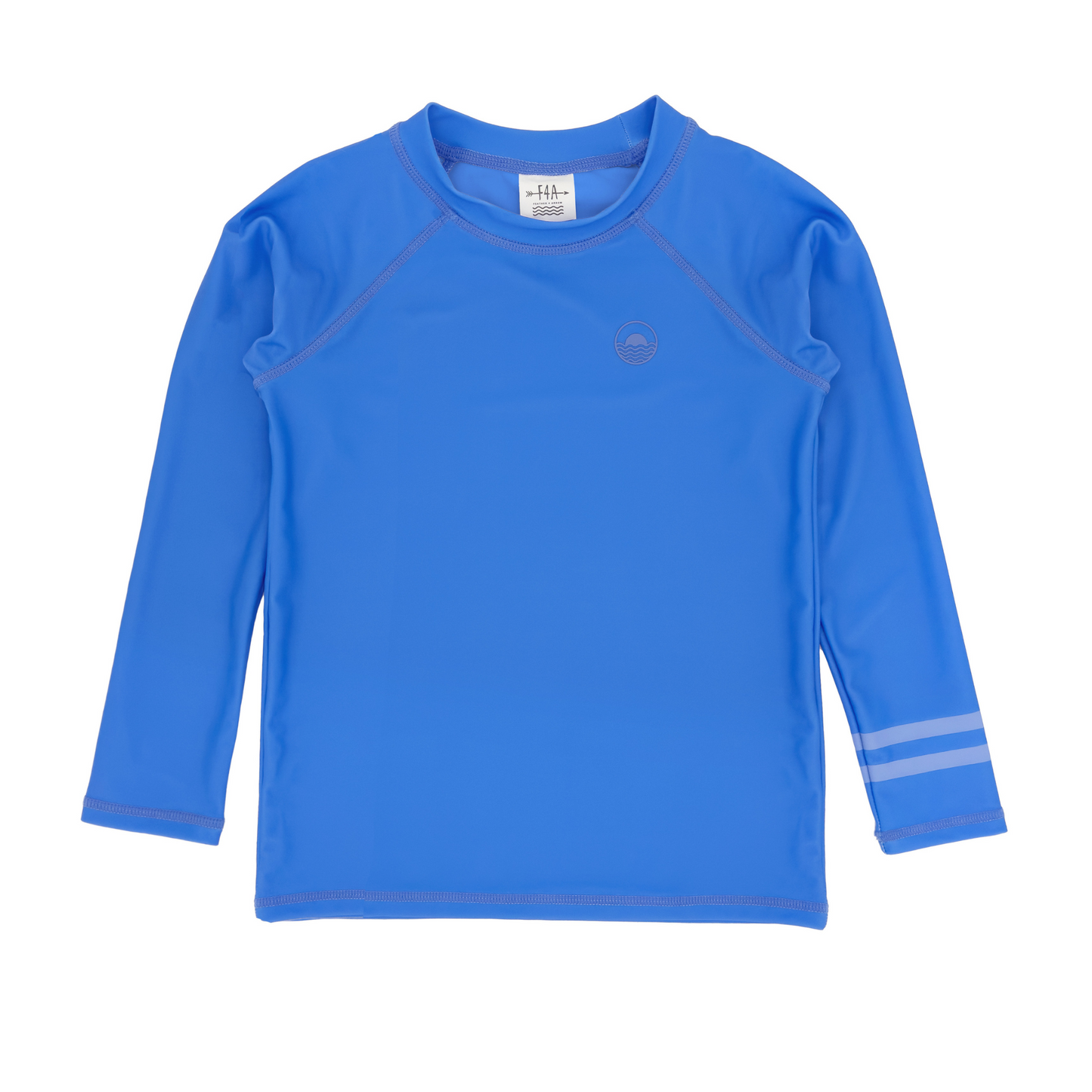 L/s rashguard - marina blue
