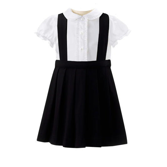 Eloise blouse & pinafore set