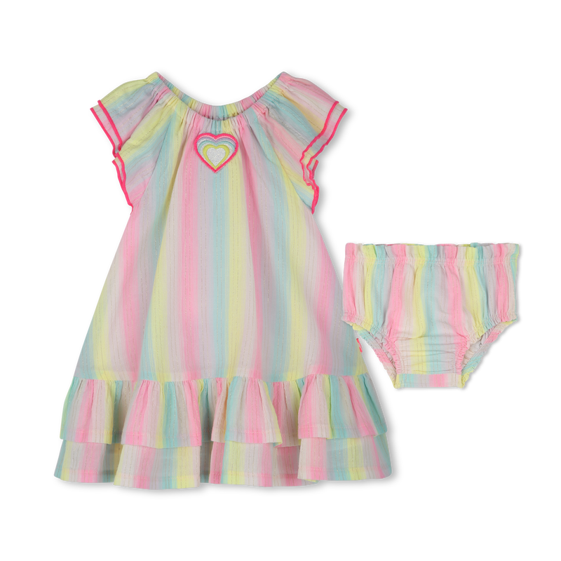 Striped dress & bloomer set