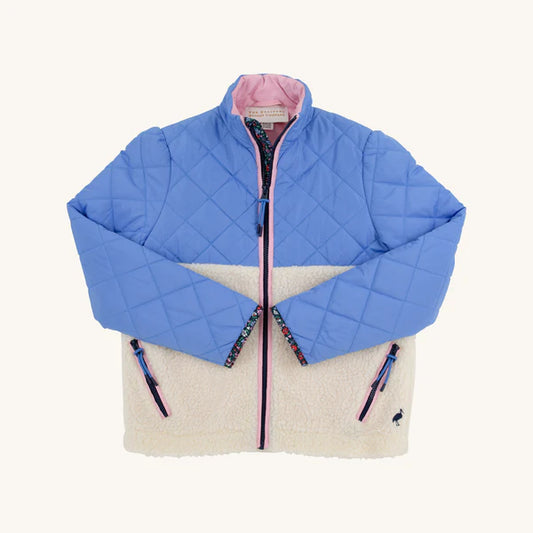 Cate coat - barbados blue/ppearl/pppink