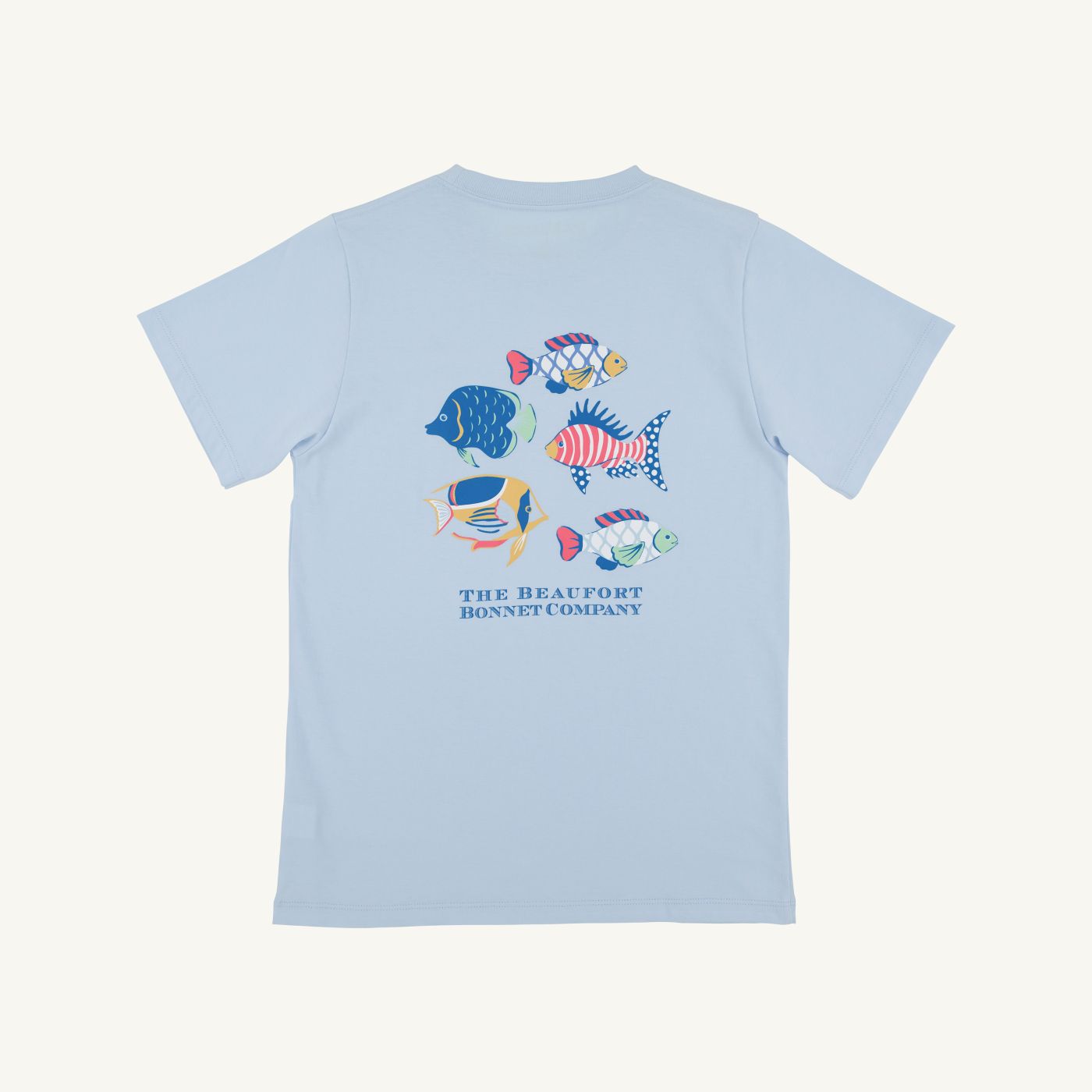 Sir propers tshirt - fish/buckhead blue