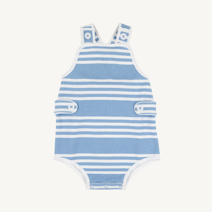 Skipper sunsuit - saddle ridge stripe
