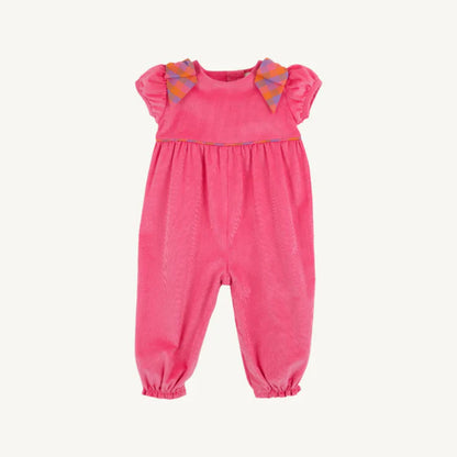 Ryleigh romper - romany rose/autumn punch