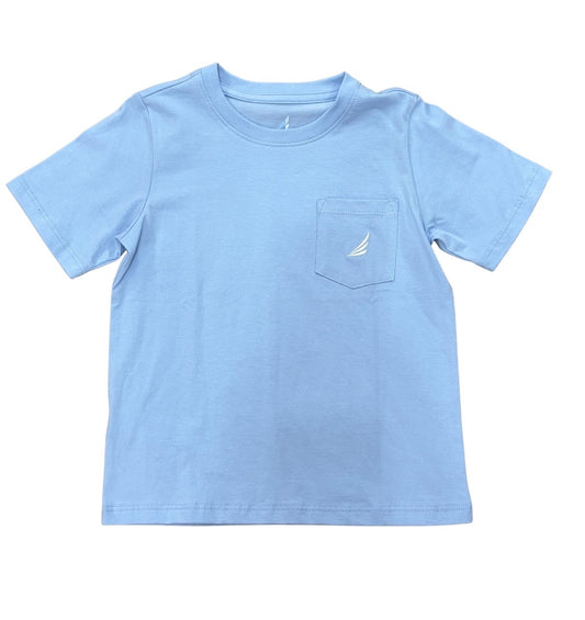 Asher pocket tee - blue batter