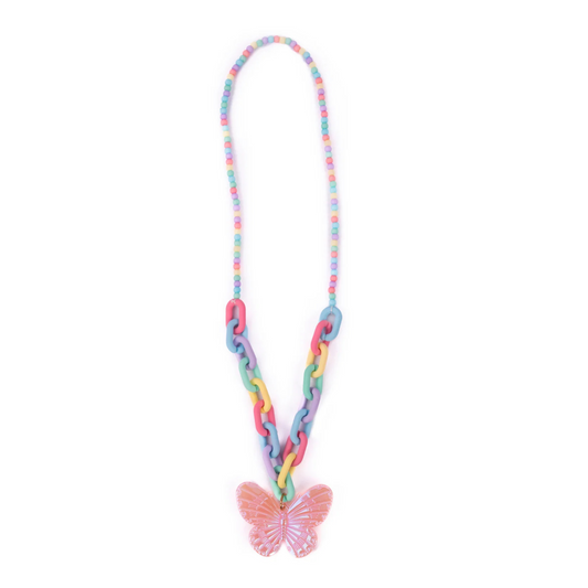 Kaleidoscope butterfly necklace