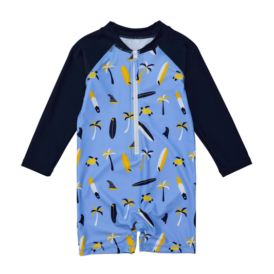 Turtle break l/s sunsuit