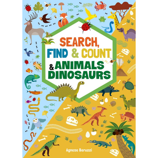Search, find & count: animals & dinosaur