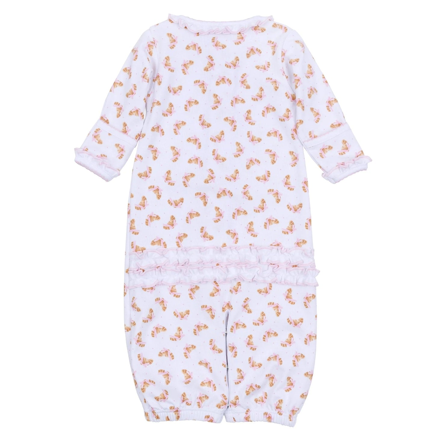 Petit croissant ruffle converter - pink