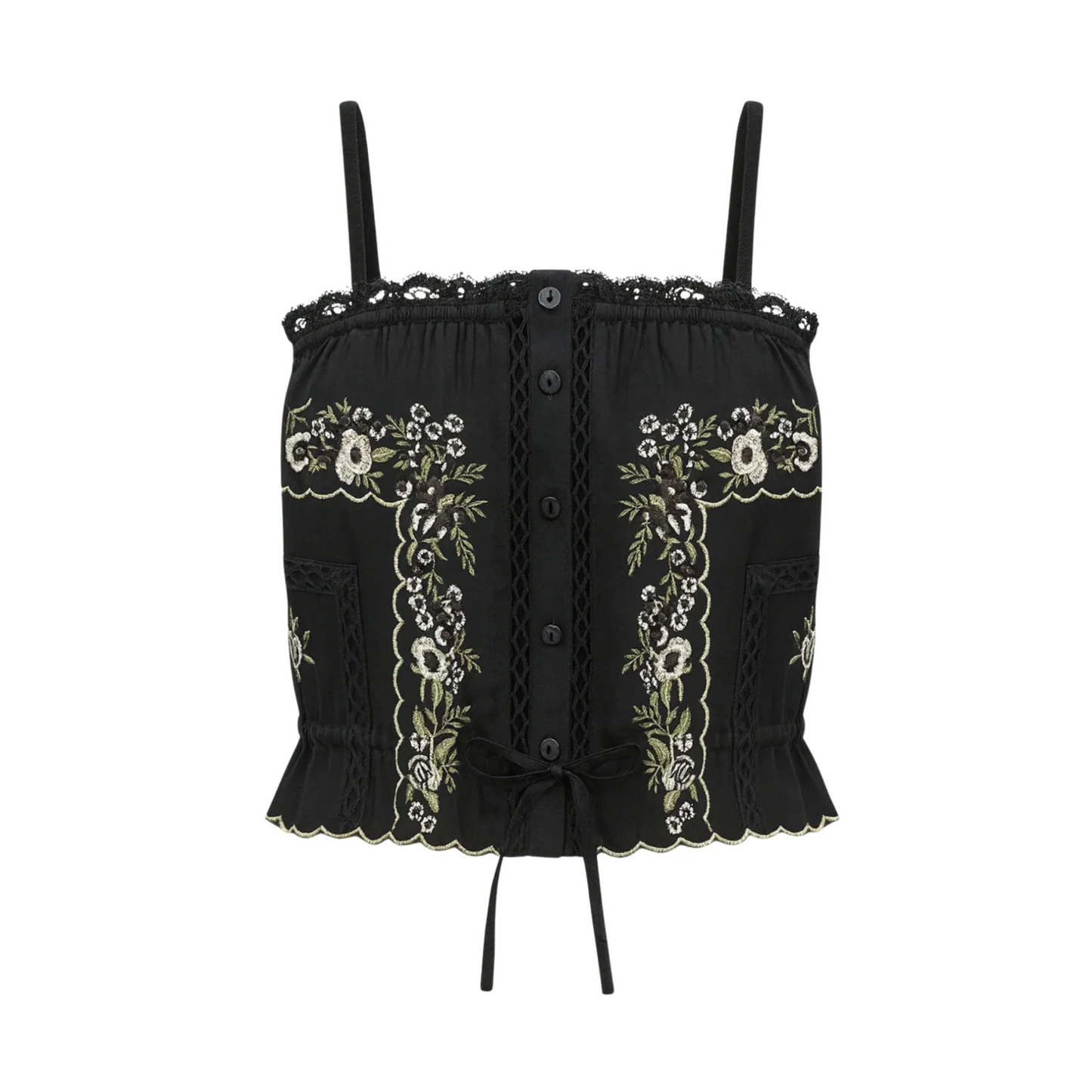 Allegra cami - black/gold