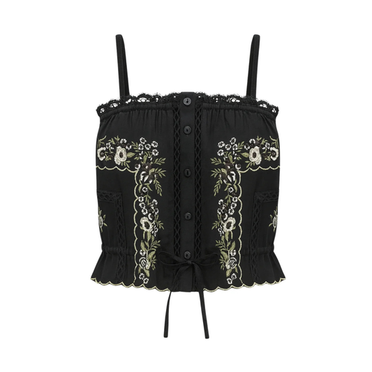 Allegra cami - black/gold