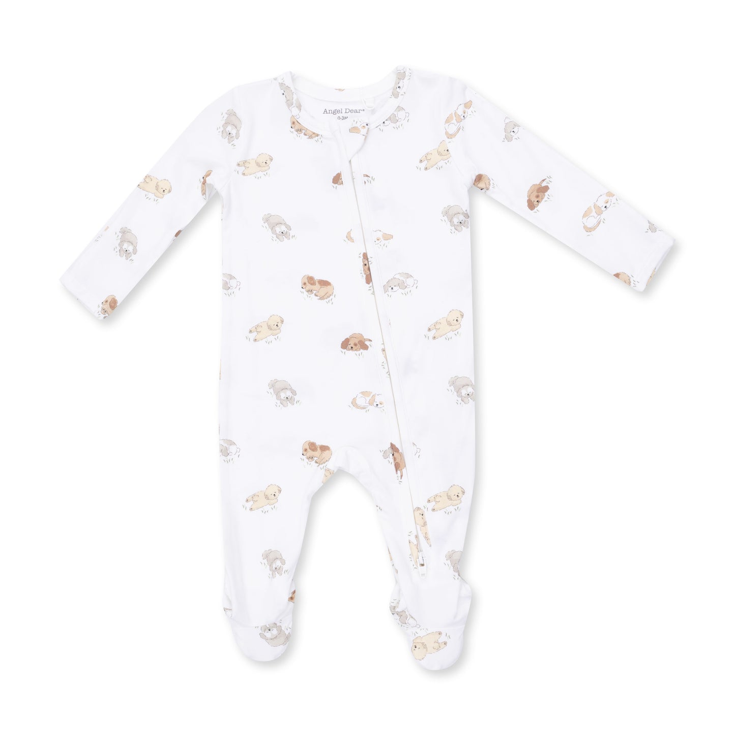 Puppy snuggle club 2way zipper footie