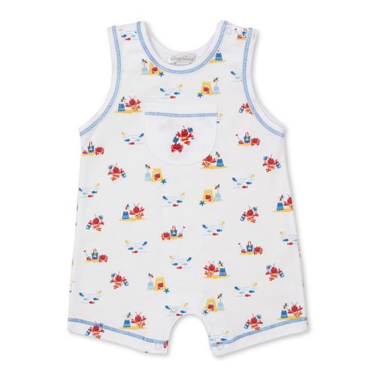 Lobsters sandy smiles sleeveless playsuit