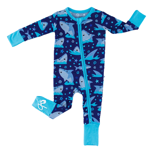 Gavin conv. romper - sharks in water