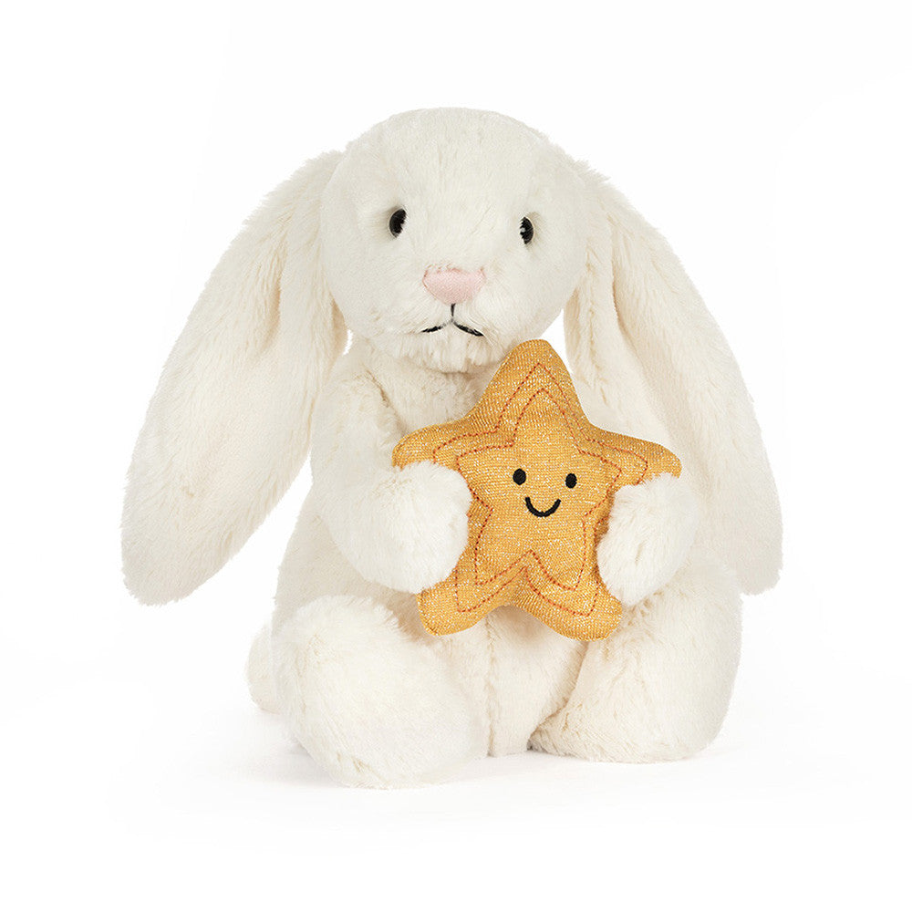 Cream bunny with star