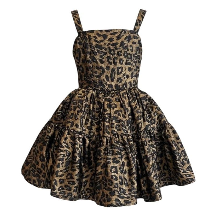 Sweet leopard dress