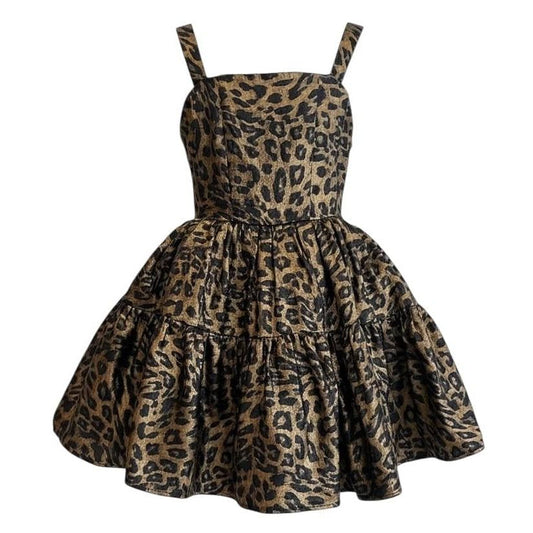 Sweet leopard dress