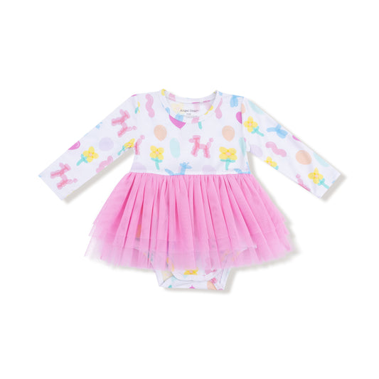 Balloon animals twirly l/s layered tulle dress