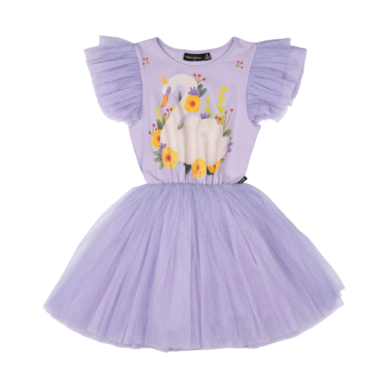 Princess swan circus dress - lilac