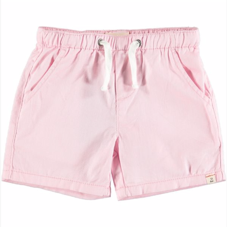 Pink twill shorts