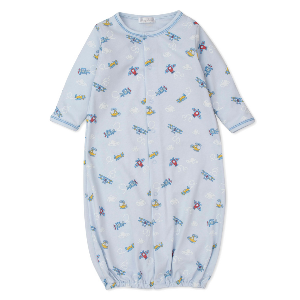 Kissy Kissy Blue Sky Planes Convertible Gown