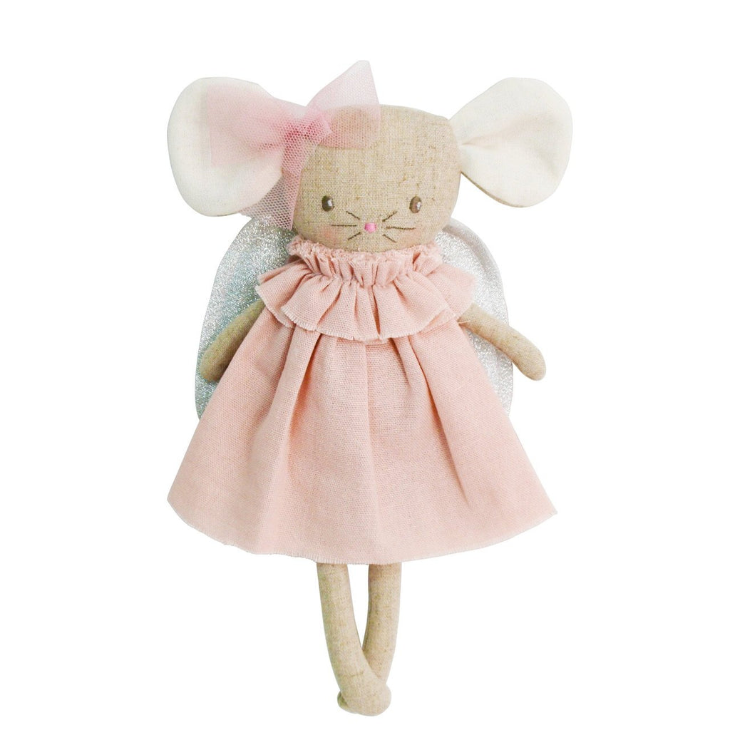 Angel baby mouse pink silver