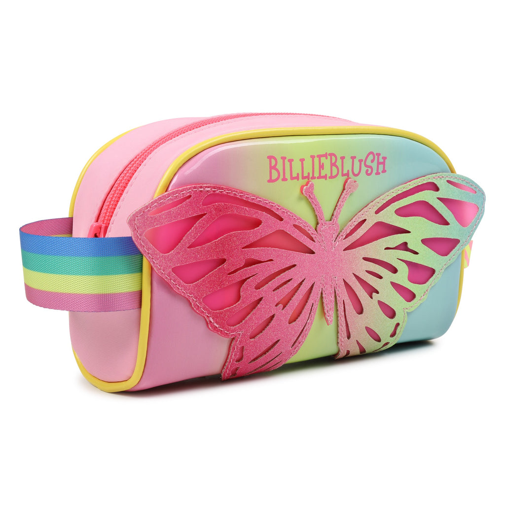 Gradient colored small case w. butterfly