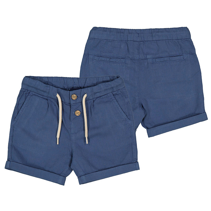 Linen relax shorts - indigo