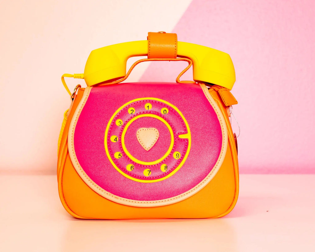 Phone convertible handbag - fruity fresh pink