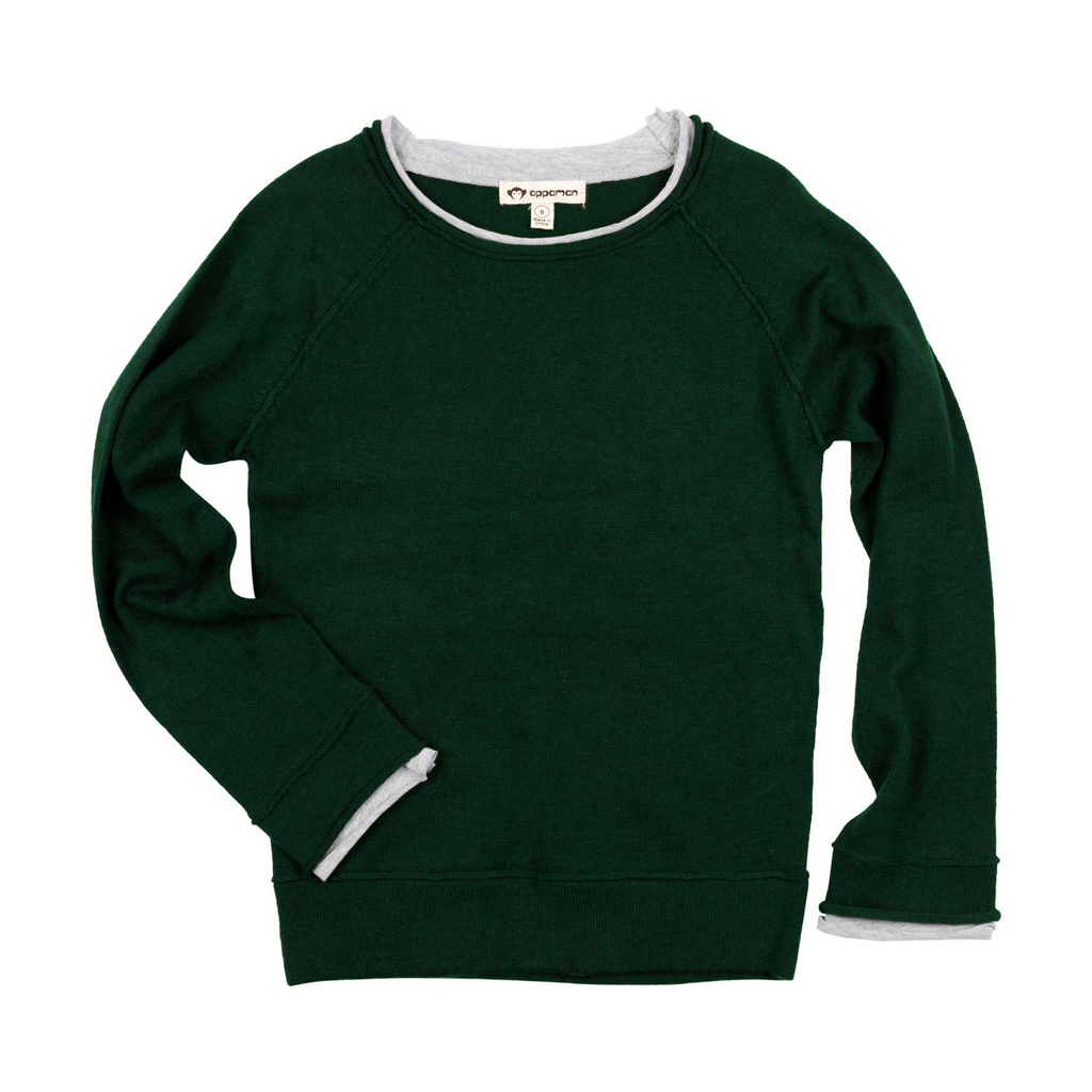 Jackson roll neck sweater - emerald
