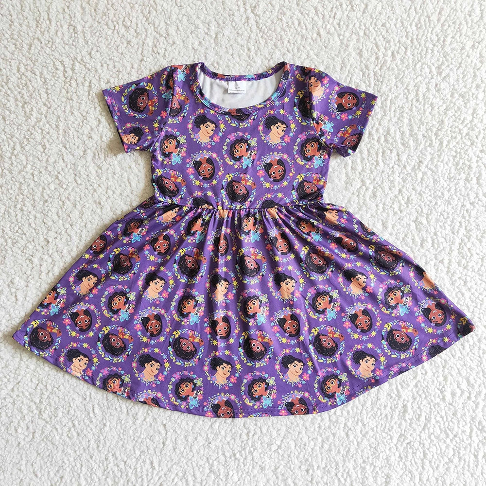 Encanto purple s/s dress