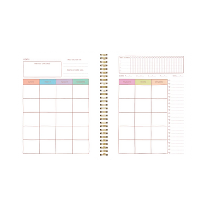 Perpetual planner - trippy floral