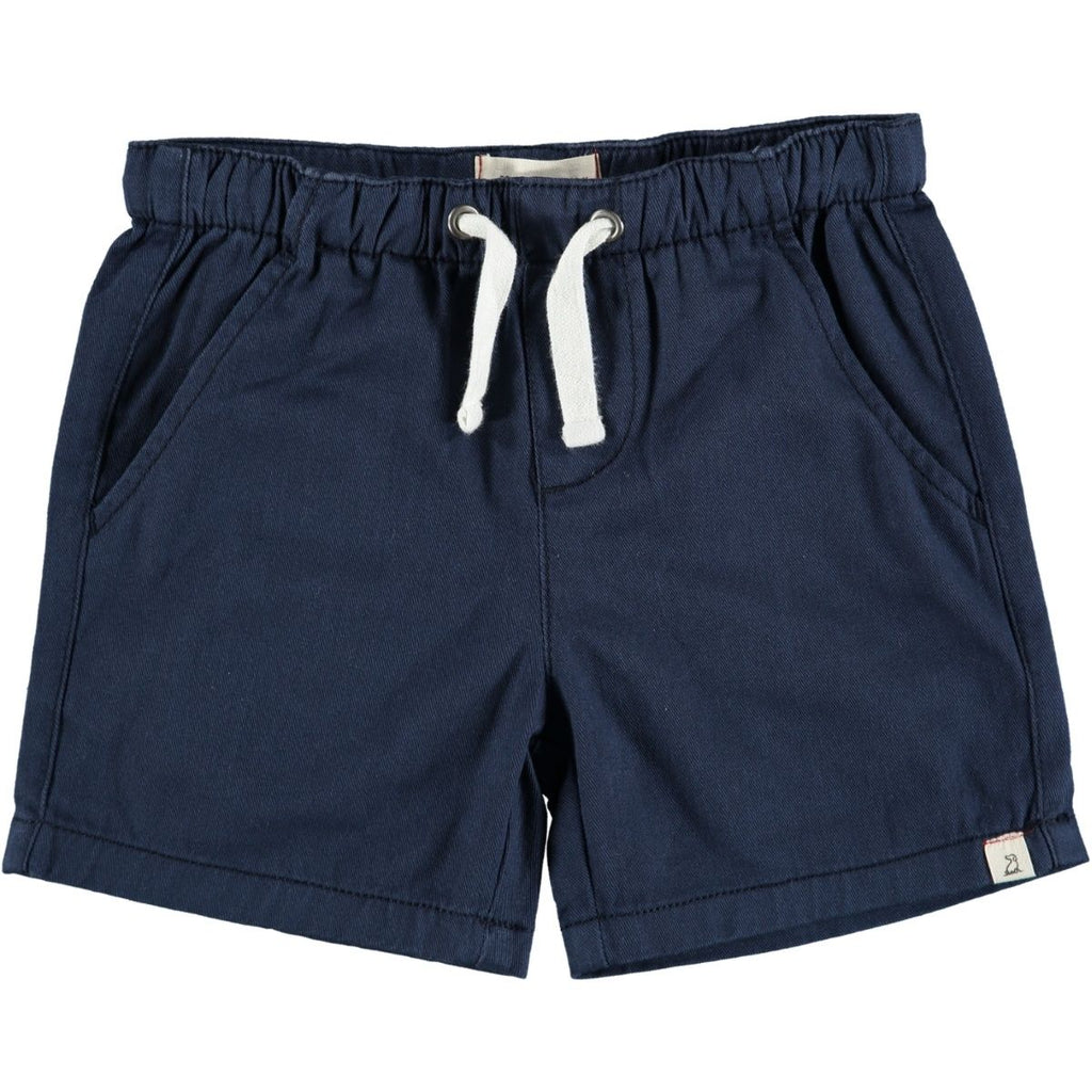 Navy twill shorts