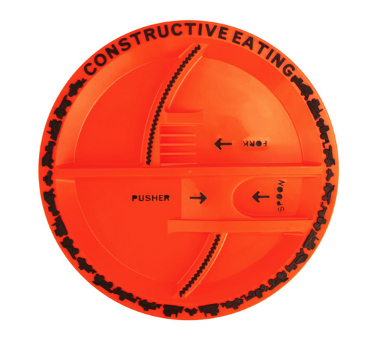 Constructive Eating Construction Plate