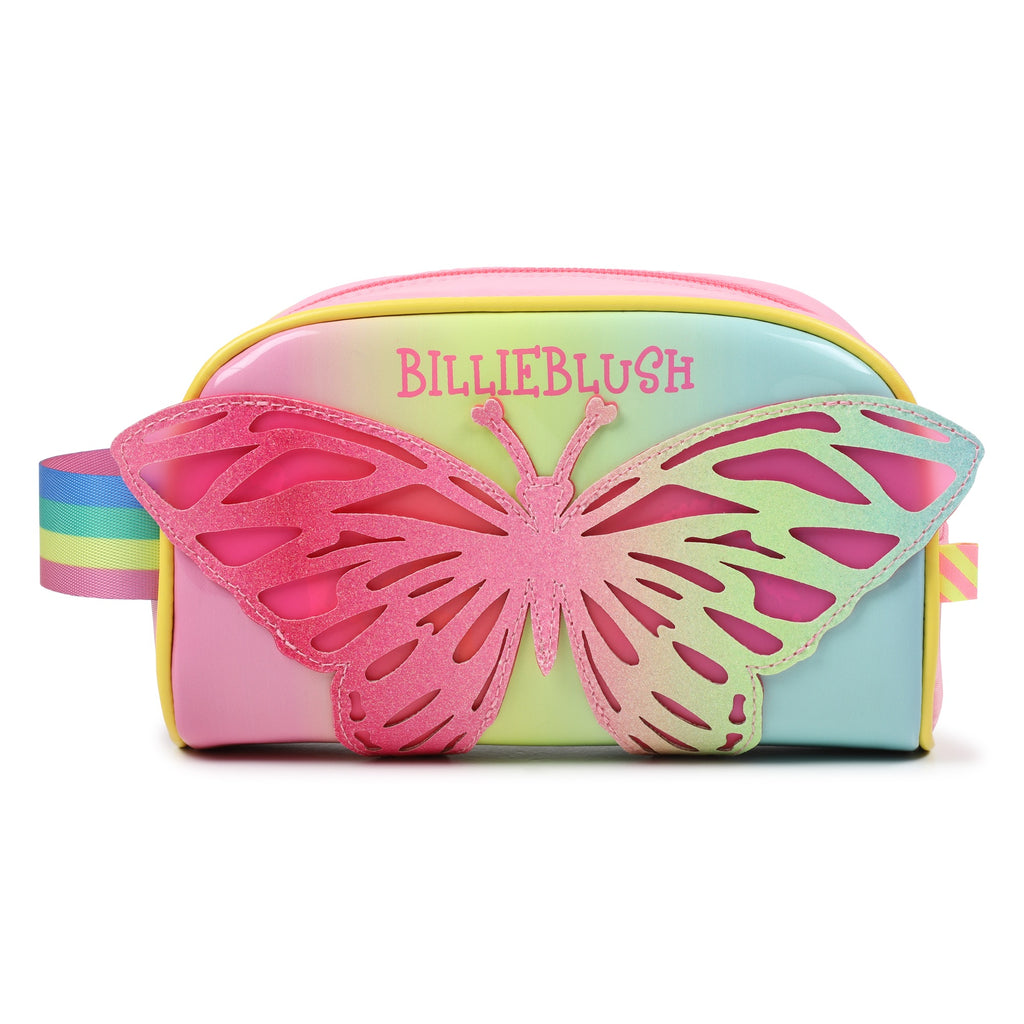 Gradient colored small case w. butterfly